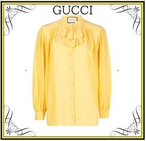 GUCCI 【GUCCI】ラッフル ブラウス (GUCCI/ブラウス・シャツ) 596710ZAAOG【BUYMA】