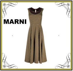 MARNI 【MARNI】チェック ドレス ワンピース (MARNI/ワンピース) ABJE0736L0UTV840【BUYMA】