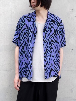 Iroquois "CRAZY ZEBRA SH" オープンカラーシャツ