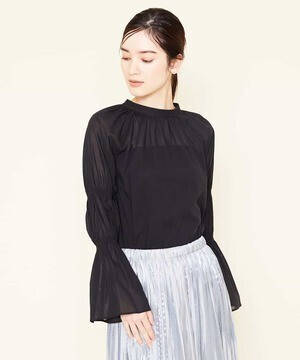 Sybilla コットンシャーリングブラウス