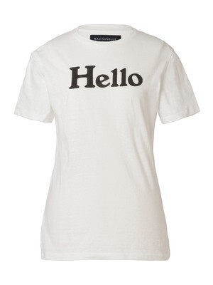 MADISON BLUE HELLO CREW NECK TEE