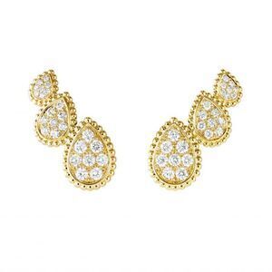 BOUCHERON serpent bohème diamonds セルパンボエム 3モチーフ スタッズイヤリング