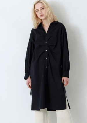 LOVELESS バックディティールシャツドレス