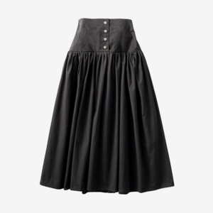 Dolce. ボリュームフレアスカート（black）