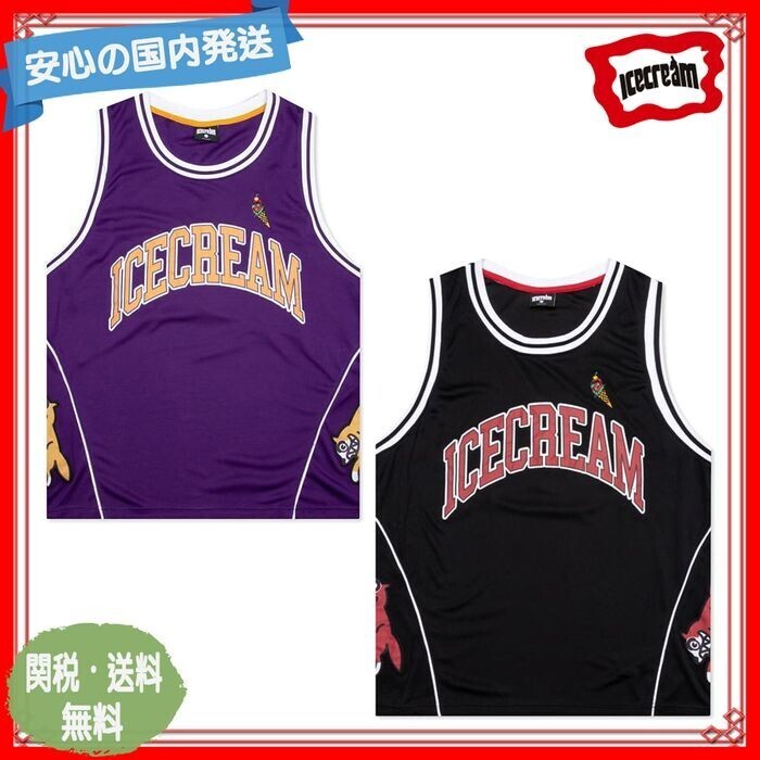 ICECREAM Shot Clock Basketball タンクトップ
