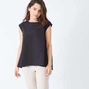 Dolce. フレアトップス【black】