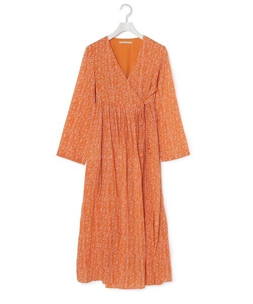 NE QUITTEZ PAS COTTON VOILE ZIGZAG GOWN