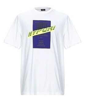 DIESEL グラフィックデザインＴシャツ ホワイト イタリア発