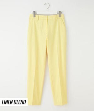 PLST リネンブレンドスティックパンツ