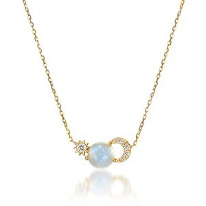 STAR JEWELRY K18 ネックレス DIAMOND ECLIPSE