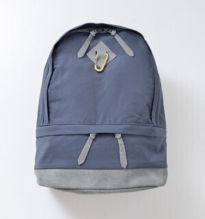 MASTER&Co. カラビナ付きスエードボトムデイパック