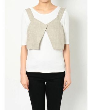 MURUA ビスチェセットバックオープントップス