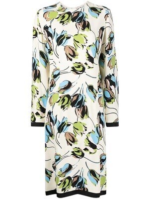 MARNI アブストラクトプリント ドレス