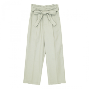 flower natural frill pants