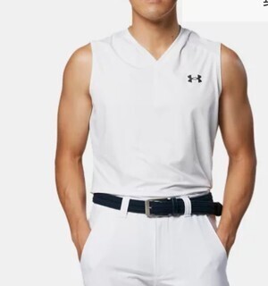 UNDER ARMOUR UAアイソチル フィッティド スリーブレス Vネック