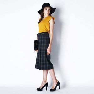 LADYMADE Check Flair Gaucho Pants【LM251528】