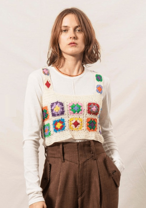 MAISON SPECIAL クロシェニットビスチェ