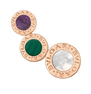 BVLGARI シングルピアス［PG×スギライト×マラカイト×マザーオブ パール］