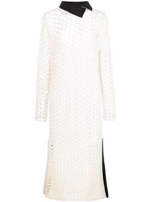 3.1 Phillip Lim オープンニット マキシドレス