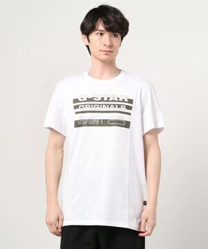 G-Star RAW Originals Stripe Logo T-Shirt