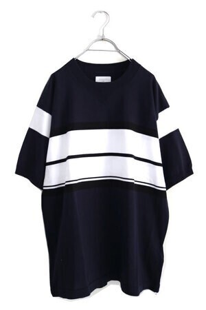 UNDECORATED コットンニットTEE 　ORGANIC COTTON STRIPE TEE