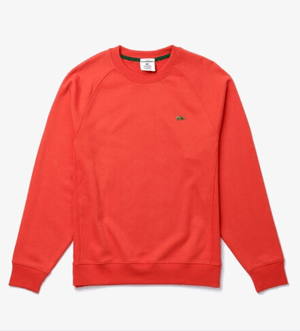 LACOSTE L!VE LACOSTE L!VEメタルバッジクルーネックスウェット