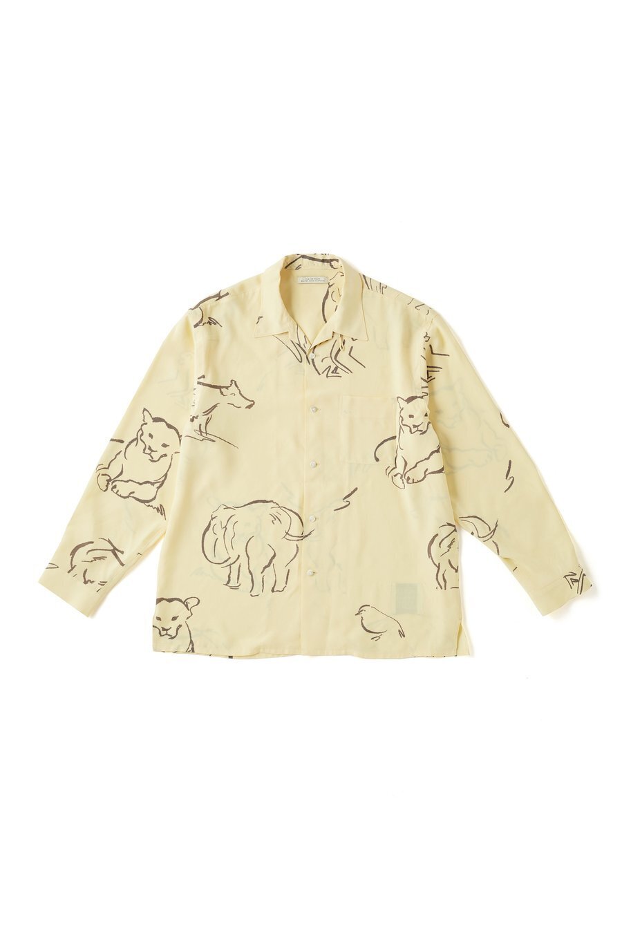 OLD JOE BRAND ORIGINAL PRINTED OPEN COLLAR SHIRTS