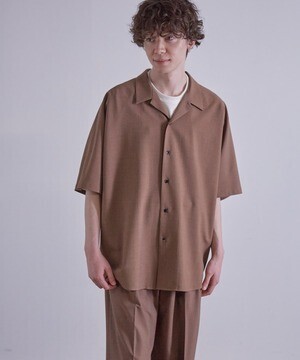 JUNRed エアリーストレッチドルマン半袖シャツ