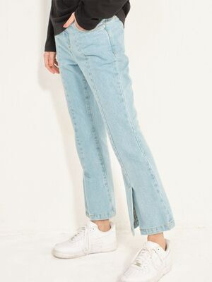 soduk center slit denim