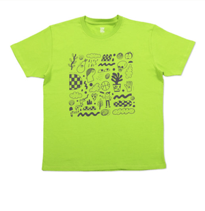 Design Tshirts Store graniph ベーシックTシャツ/ドゥードルデイズ(ライアンバブニス)