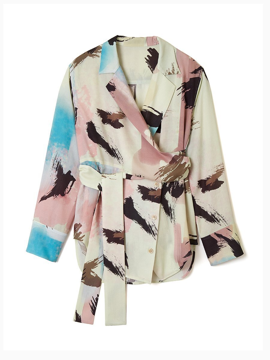 Jancidium ART PRINT SHIRTS / PINK