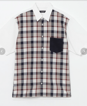 BLACK LABEL CRESTBRIDGE サッカーパネルミニクレストブリッジチェックシャツ