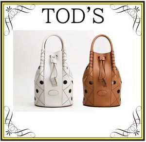TOD'S 【TOD&amp;#x27;S】レザー バケットバッグ ミニ (TOD&amp;#x27;S/ハンドバッグ) XBWAOZKF100RORB015  XBWAOZKF100RORS410【BUYMA】