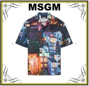 MSGM 【MSGM】プリント ショートスリーブ シャツ (MSGM/シャツ) 3040ME13217018【BUYMA】