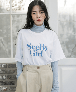 UNE MANSION SeeByGirlロゴTシャツ