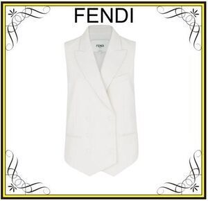 FENDI 【FENDI】ノースリーブ ダブルジャケット (FENDI/ベスト・ジレ) FT5968AF79【BUYMA】