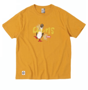 CHUMS Brush Writing Booby T-Shirt