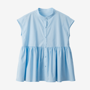 Dolce. フレンチスリーブブラウス 【blue】