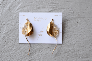 Matilda rose vintage cone/ピアス