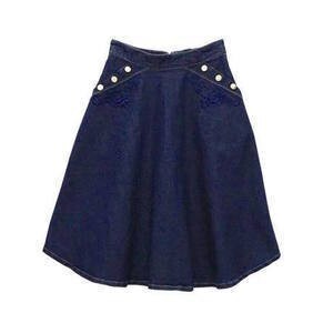 LADYMADE 刺繍デニムSK