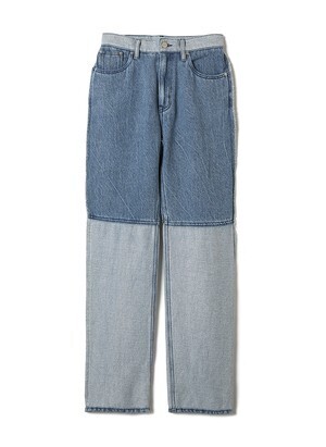 PERVERZE Linen Loose Denim / Blue