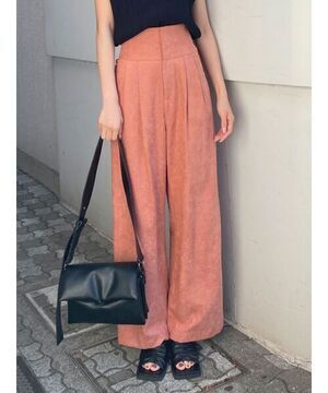 EMODA ハイウエストワイドパンツ