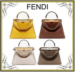 FENDI 【FENDI】PEEKABOO　I SEEU　スモールバッグ (FENDI/ハンドバッグ) 8BN327AFQ8F1B10  8BN327AFQ8F1EEW  8BN327AFQ8F1F1Y【BUYMA】