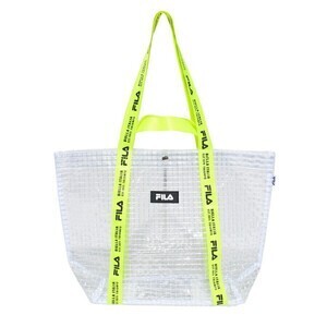 FILA トートバッグ/クリアバック/ビニール/PVC/ロゴテープ