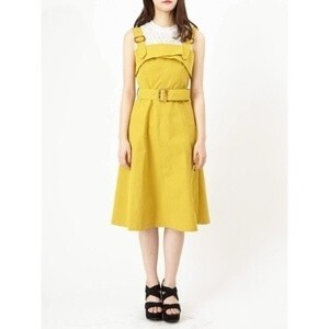 CECIL McBEE インナー付きフレアワンピース