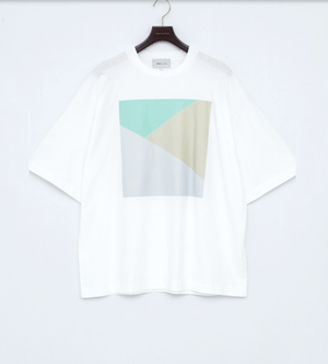 EMMA CLOTHES バルカラー配色 オーバーサイズS/Sカットソー