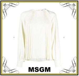 MSGM 【MSGM】プリーツ ブラウス (MSGM/ブラウス・シャツ) 3041MDM13P217116【BUYMA】