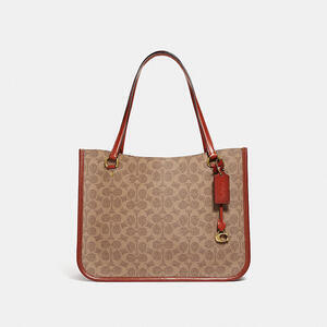 COACH タイラー キャリーオール シグネチャー キャンバス