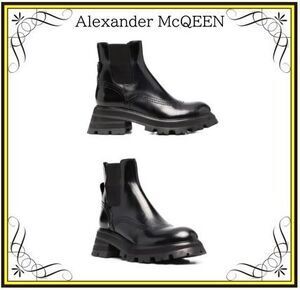 Alexander McQueen 【Alexander McQueen】ワンダー チェルシーブーツ (alexander mcqueen/ショートブーツ・ブーティ) 666368WHZ84【BUYMA】