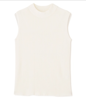 PINKY&DIANNE ボトルネックRIB TOPS